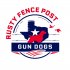 Rusty Fence Post Gun Dogs  logo