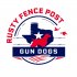 Rusty Fence Post Gun Dogs  logo